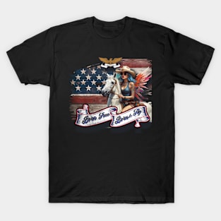 Born Free ,Born to fly T-Shirt